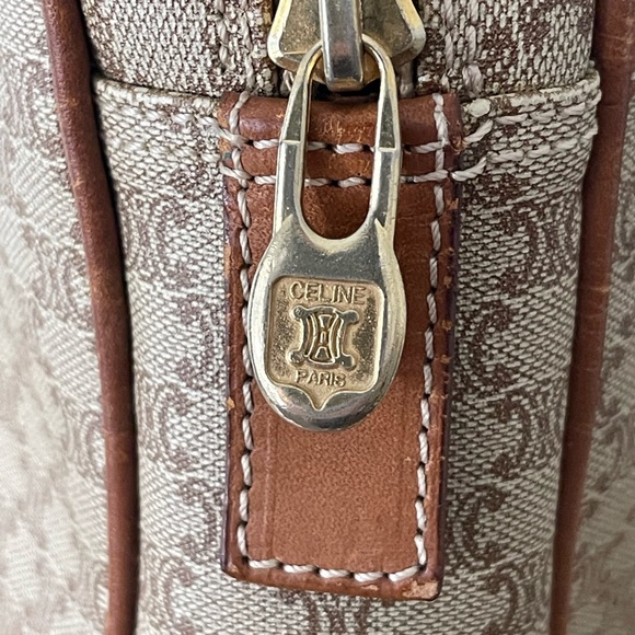 Celine Clutch – Cognac & Beige Signature Pattern - Picture 7 of 13